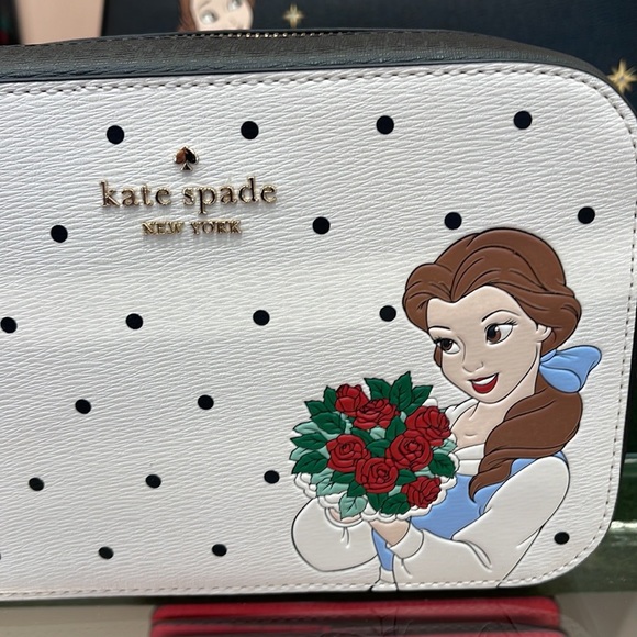 Disney X Kate Spade Beauty Mini Camera Crossbody Bag Cream Multi
 NWT - Picture 12 of 16